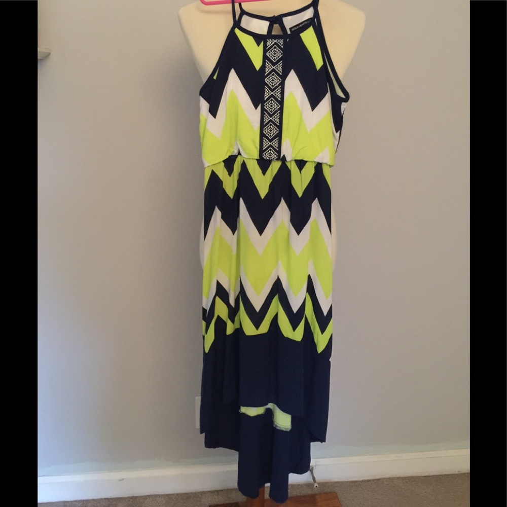 Girls hi low maxi dress.